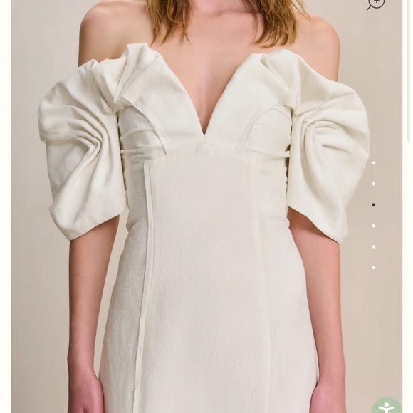 Cult Gaia Munda Dress off white sz 2 - Picture 2 of 4